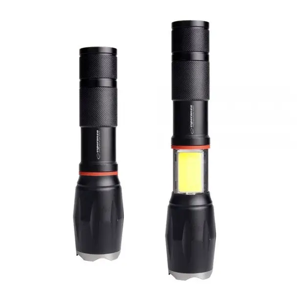 Esperanza Dione Black Hand flashlight LED - FlashlightsOSW-LAT<<<LightingOSW<<<ActionPL