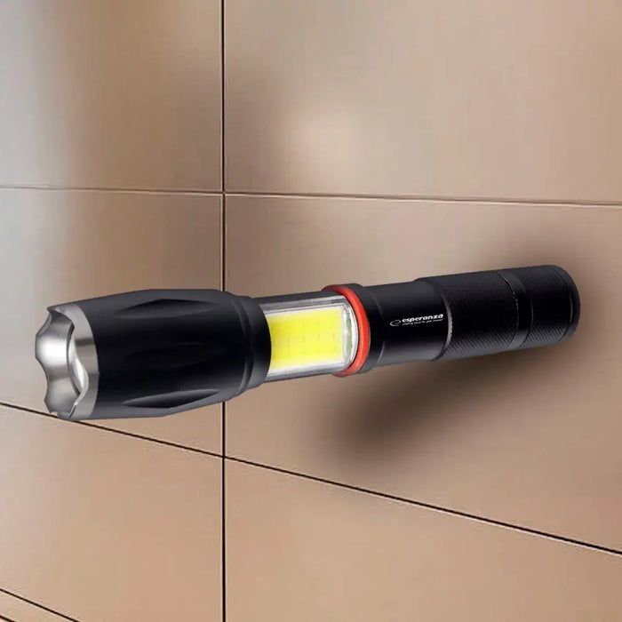 Esperanza Dione Black Hand flashlight LED - FlashlightsOSW-LAT<<<LightingOSW<<<ActionPL