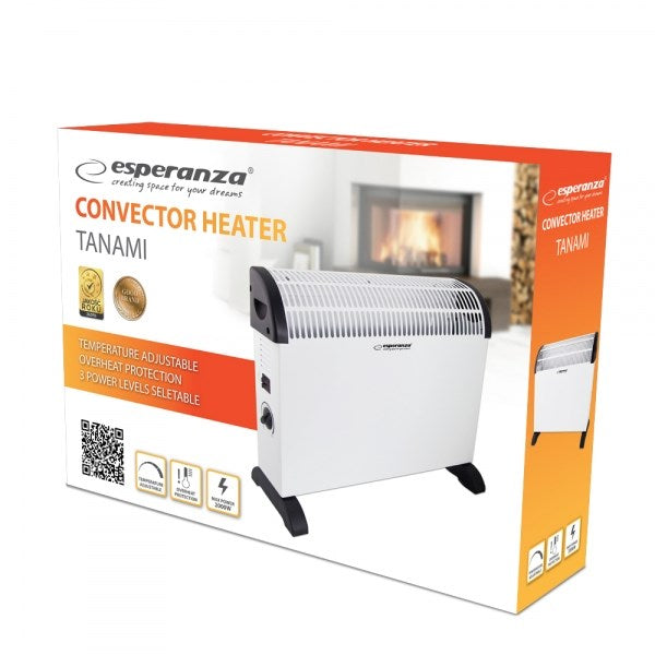 Esperanza EHH008 electric space heater Indoor White 2000 W Convector electric space heater - Fan heatersAGD-TER<<<Home