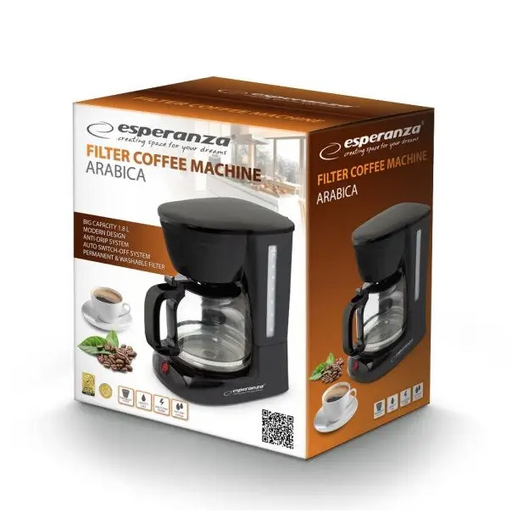 Esperanza EKC005 coffee maker Drip coffee maker 1.8 L - Coffee machinesAGD-EXP<<<Home Appliance - ProductsAGD<<<ActionPL