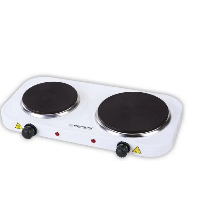 Esperanza EKH014W Electric cooker 2 zones White - CookersAGD-KTU<<<Home Appliance - ProductsAGD<<<ActionPL