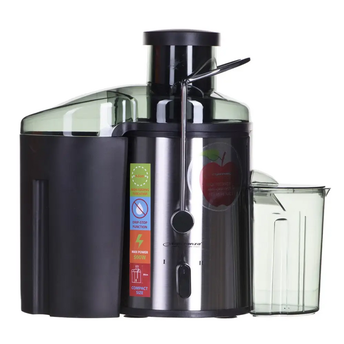 Esperanza EKJ002 juice maker Black,Stainless steel 500 W - JuicersAGD-SOK<<<Home Appliance - ProductsAGD<<<ActionPL