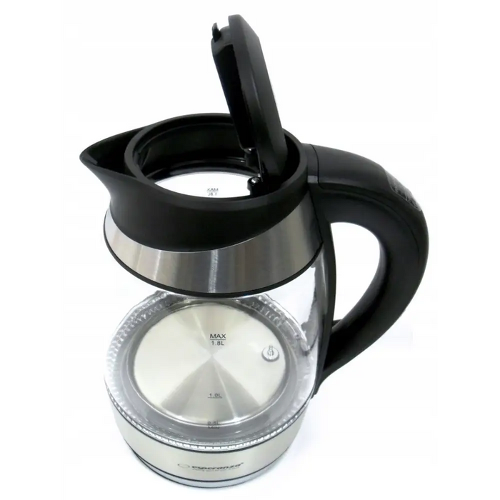 Esperanza EKK026 electric kettle 1.7 L 2200 W Black Transparent - Electric kettlesAGD-CZE<<<Home Appliance