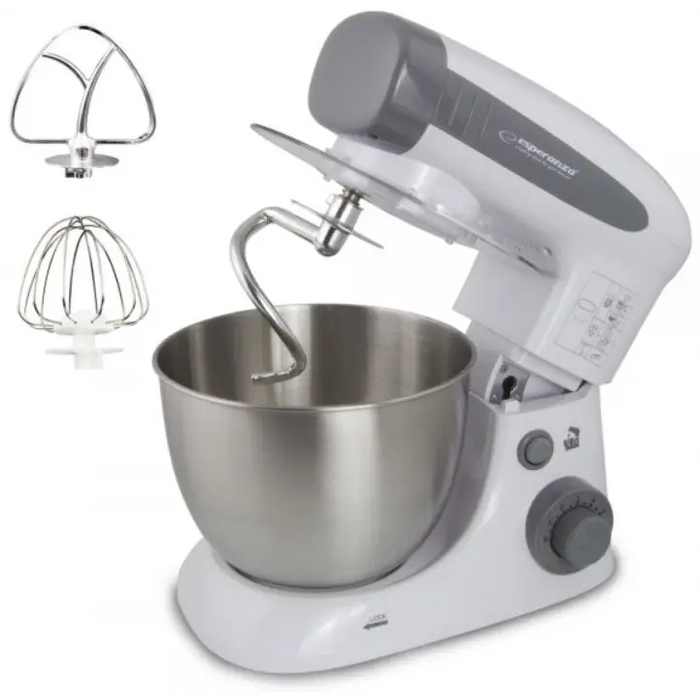 Esperanza EKM024 mixer Stand mixer 800 W Grey - Food processorsAGD-ROK<<<Home Appliance - ProductsAGD<<<ActionPL