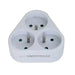 Esperanza ELK303W Electrical Splitter 3 sockets White - Jacks plugsKWT-WTY<<<Cables jacks and plugsKWT<<<ActionPL