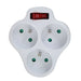 Esperanza ELK304W Electrical Splitter 3 sockets switch White - Jacks plugsKWT-WTY<<<Cables jacks and plugsKWT<<<ActionPL