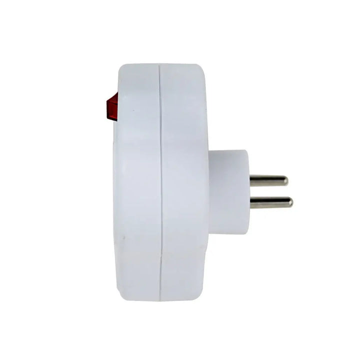 Esperanza ELK311W Electrical splitter 2 GN. USB-C USB-A ON. White - Jacks plugsKWT-WTY<<<Cables jacks