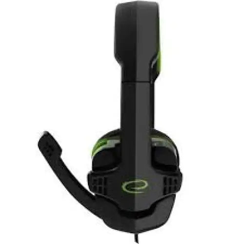 Esperanza Headphones + microphone RAVEN Green - Гейминг<<<Слушалки<<<MediaTrade