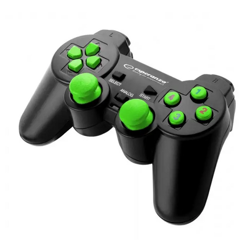 Esperanza Joystick Warrior Green - Джойстици и волани<<<Компютърна периферия<<<MediaTrade