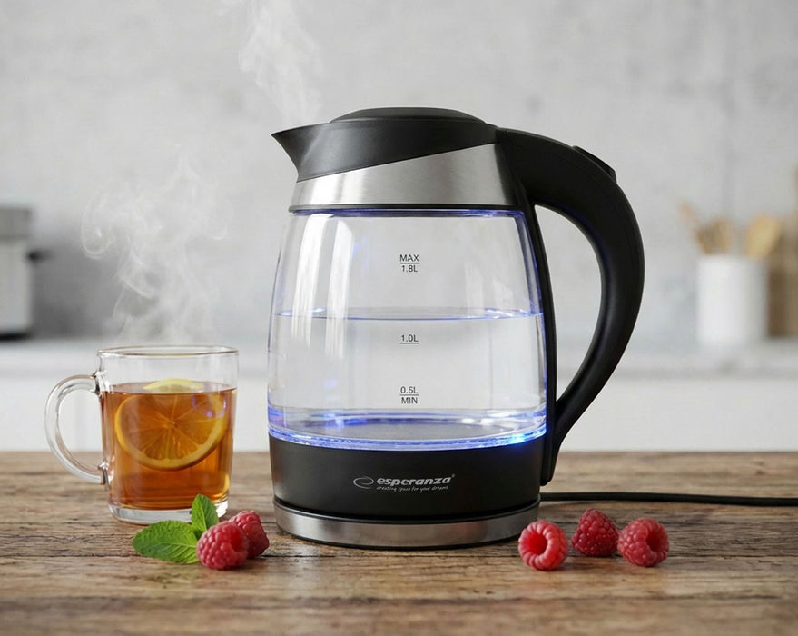 Esperanza EKK009 electric kettle 1.8 L Black, Multicolor 2200 W