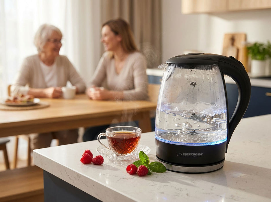 Esperanza EKK011K Electric kettle 1.7 L Black, Multicolor 2200 W
