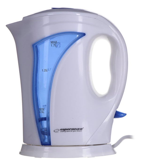 Esperanza EKK018B Electric kettle 1.7 L, White / Blue
