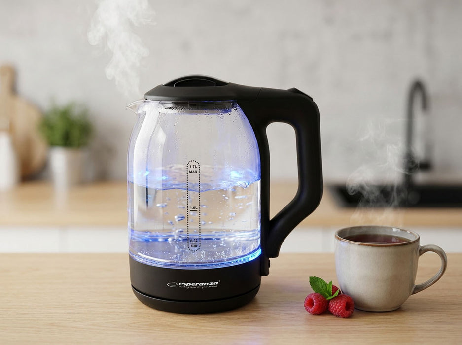 Esperanza EKK025K Electric kettle 1.7 L Black, Multicolor 1500 W