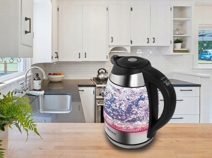 Esperanza EKK026 electric kettle 1.7 L 2200 W Black, Transparent