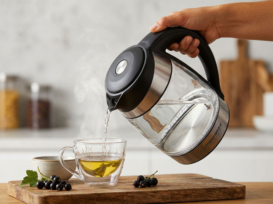 Esperanza EKK026 electric kettle 1.7 L Black,Transparent 2200 W