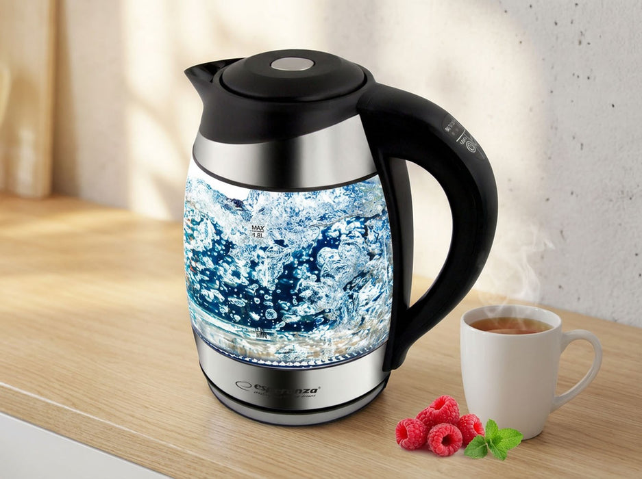 Esperanza EKK026 electric kettle 1.7 L Black,Transparent 2200 W