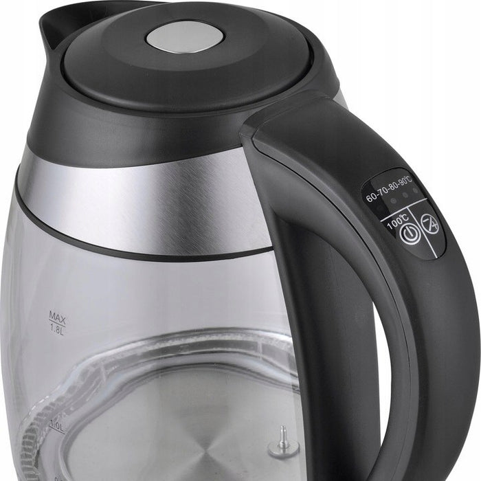 Esperanza EKK026 electric kettle 1.7 L 2200 W Black, Transparent