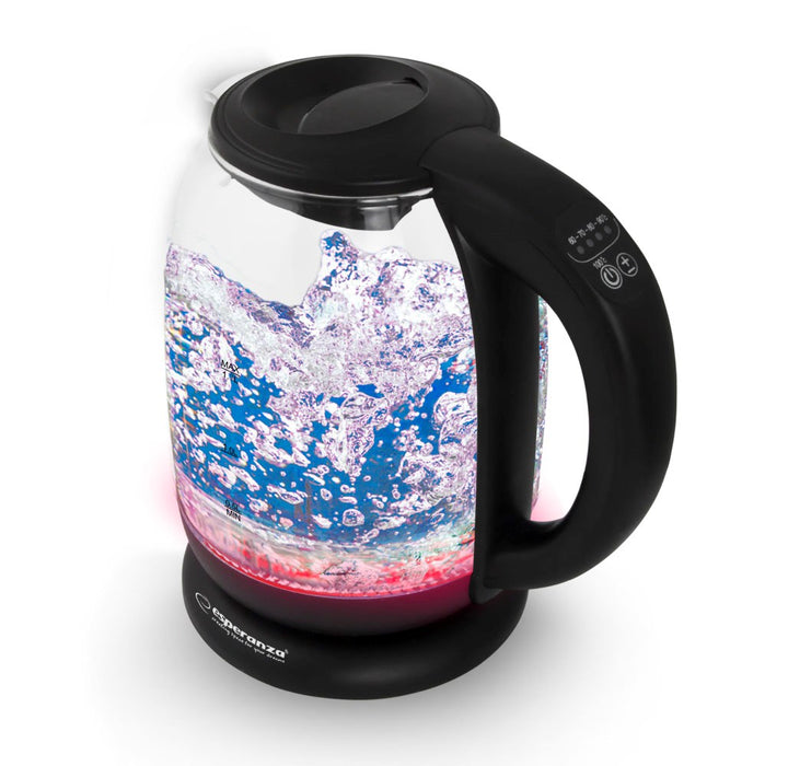Esperanza EKK027 electric kettle 1.7 L Black,Transparent 2200 W