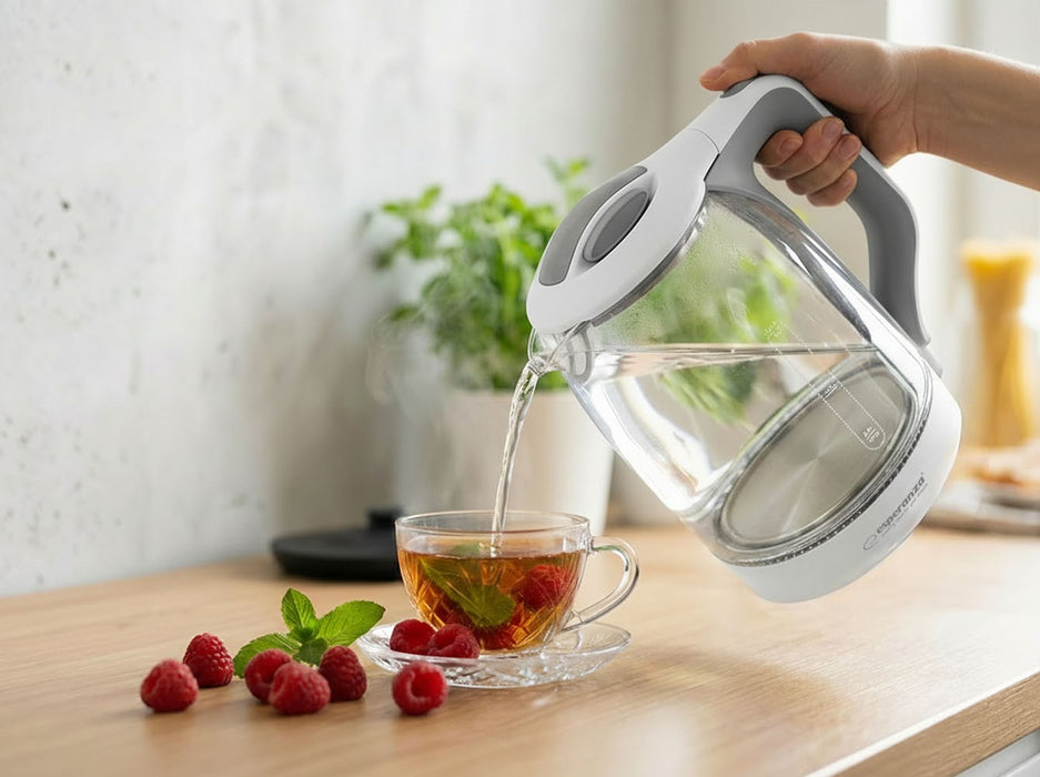 Esperanza EKK025W Electric kettle 1.7 L White, Multicolor 1500 W