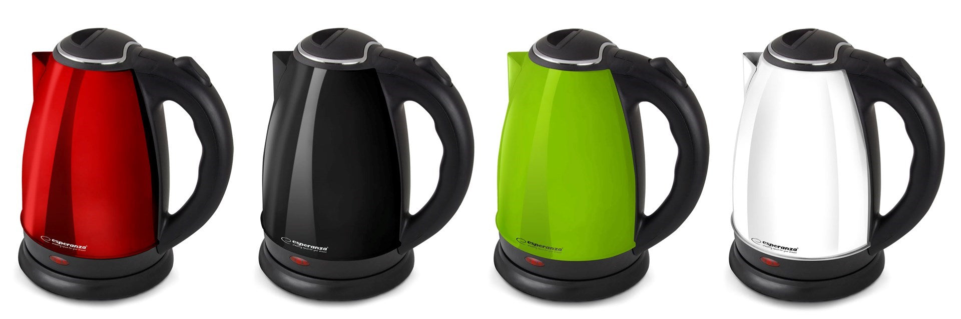 Esperanza EKK113G electric kettle 1.8 L 1800 W Black, Green
