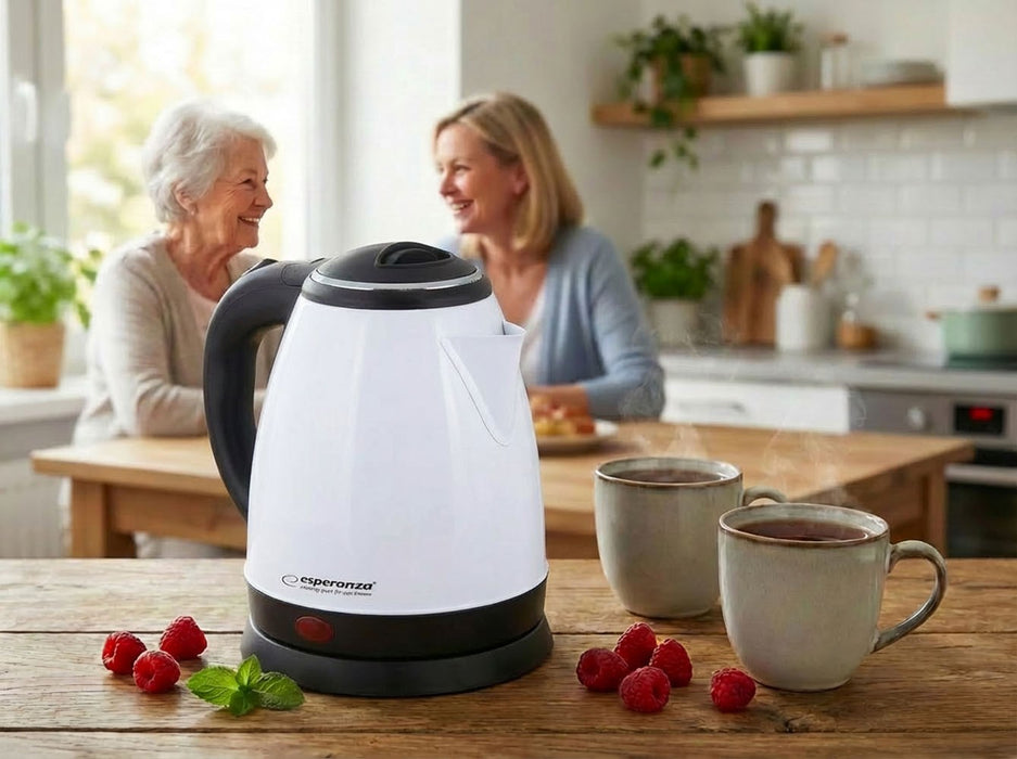 Esperanza EKK128W Electric kettle 1 L Black,White 1350 W