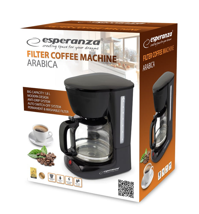 Esperanza EKC005 coffee maker Drip coffee maker 1.8 L