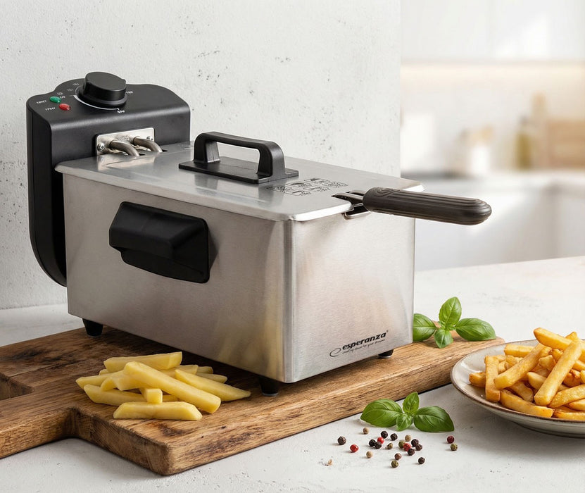 Esperanza FALAFEL Single 3 L Stand-alone 2200 W Deep fryer Black, White