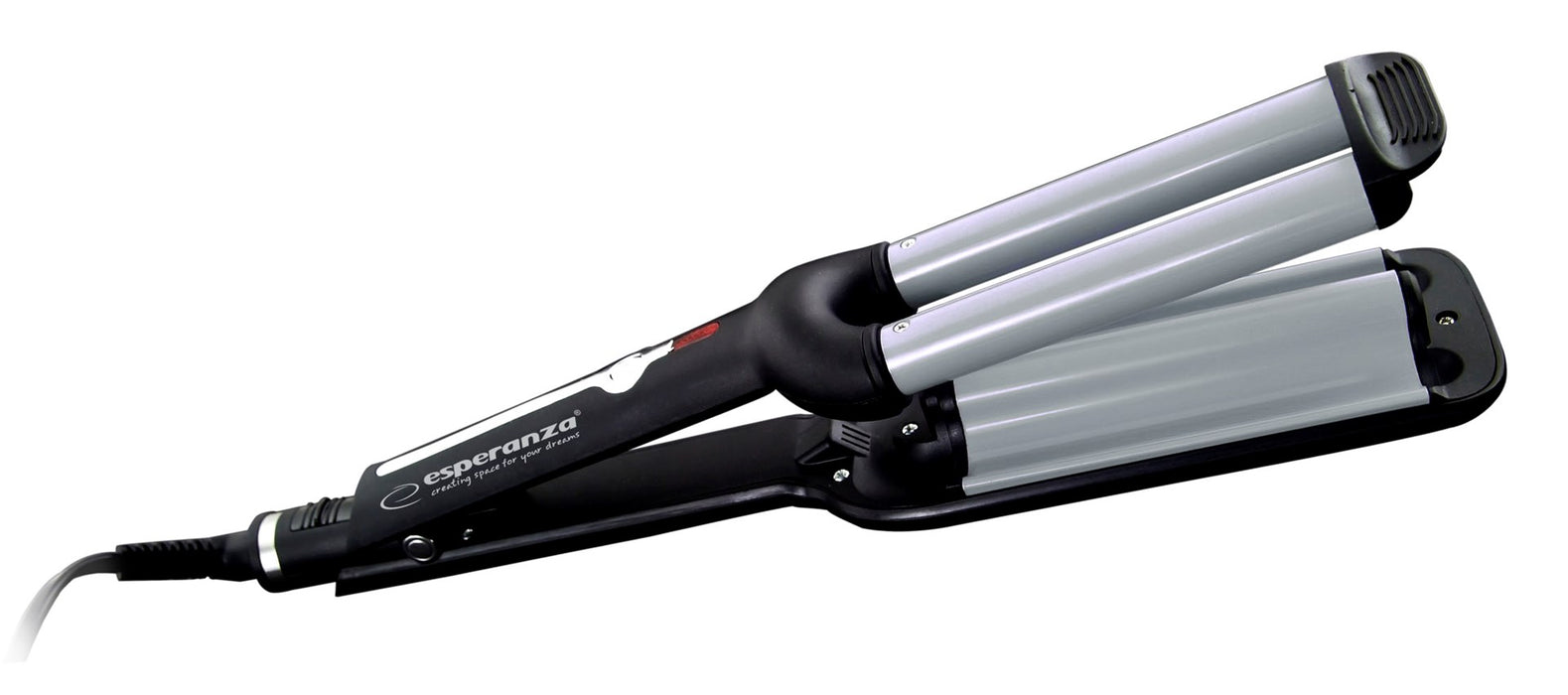Esperanza EBL013 hair styling tool Curling iron Black,Silver 1.8 m 55 W
