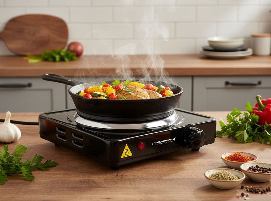 Esperanza EKH003K Black electric stove
