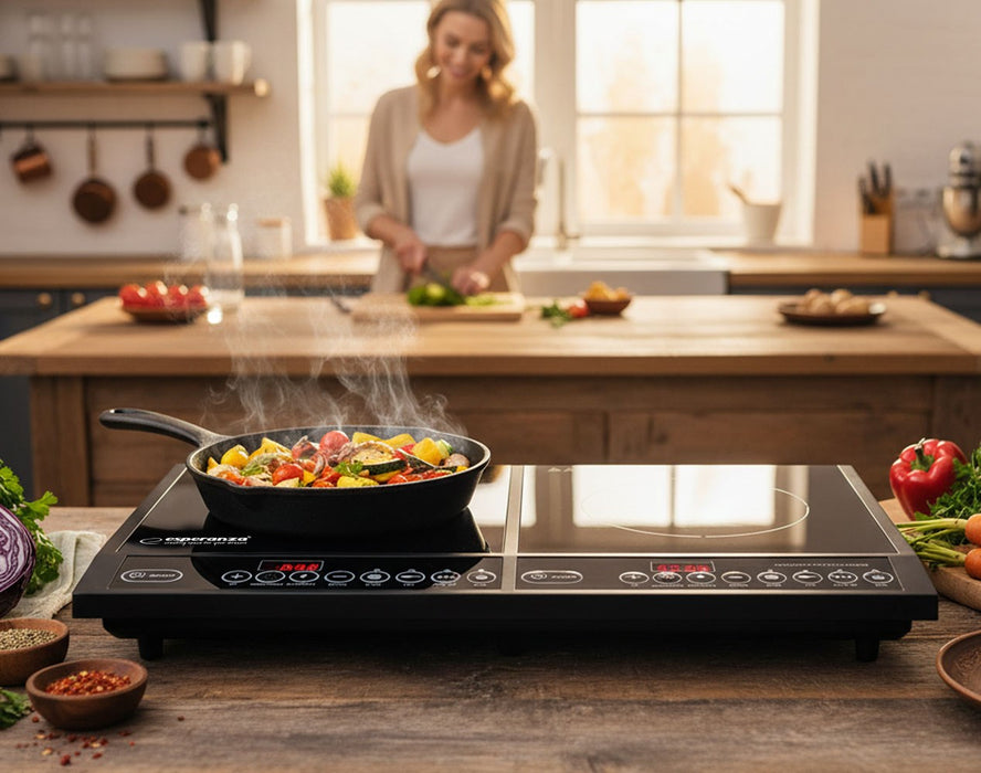 Esperanza EKH008 hob Black Countertop Zone induction hob 2 zone(s)