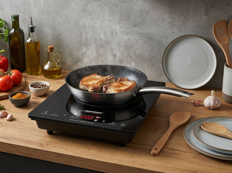 Esperanza EKH009 hob Black Countertop 28 cm Zone induction hob 1 zone(s)