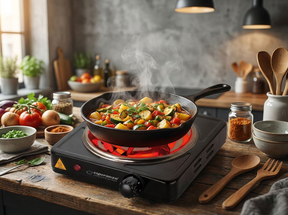 Esperanza EKH012K Black electric stove