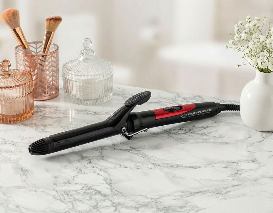 Esperanza EBL004 hair styling tool Curling iron Black 1.7 m 25 W