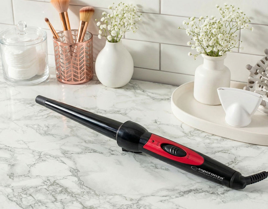 Esperanza EBL007 Curling iron Warm Black, Red 1.7 m