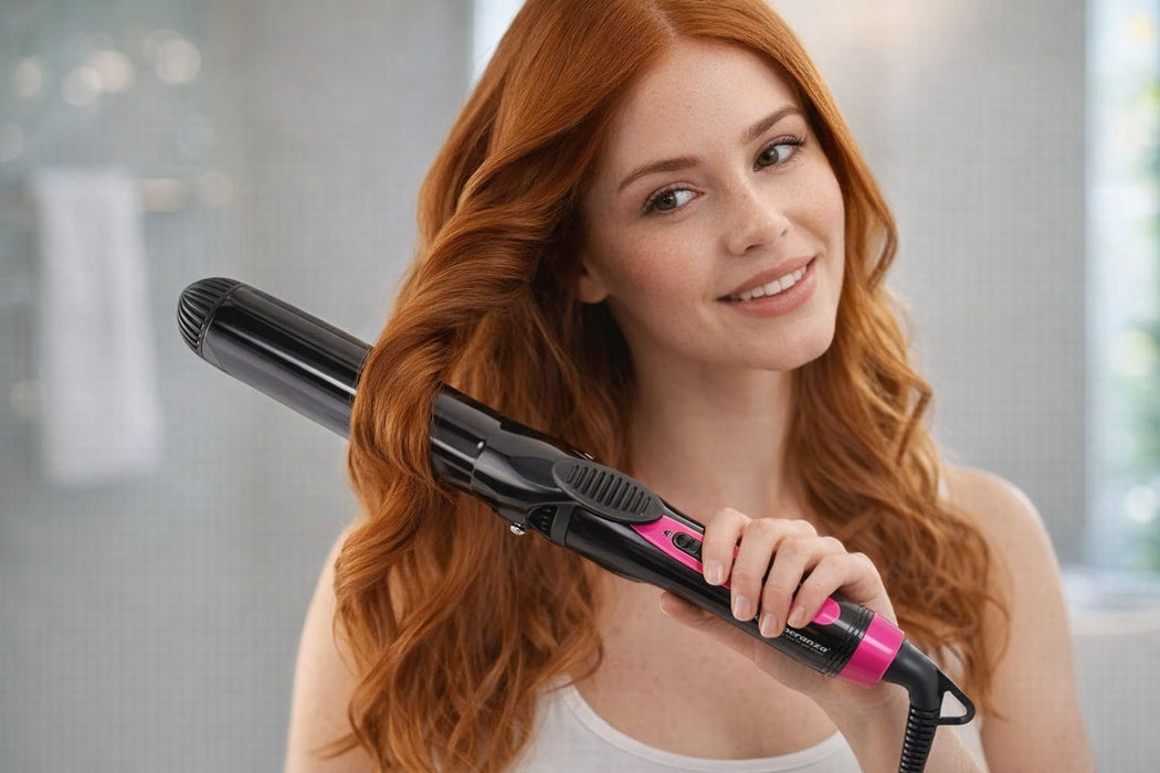 Esperanza EBL011 Curling iron Warm Black, Pink 1.8 m