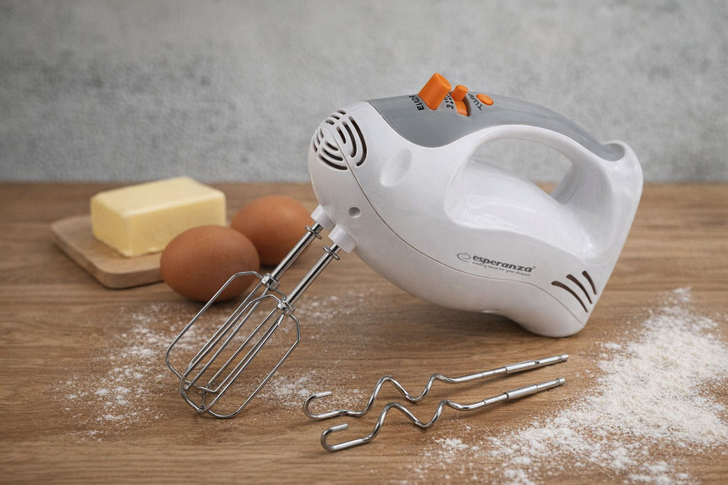 Esperanza EKM009 Hand mixer Gray, White 250 W
