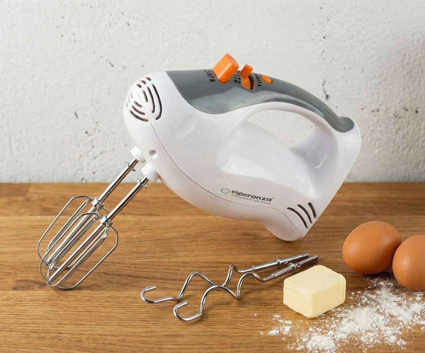 Esperanza EKM009 Hand mixer Gray, White 250 W