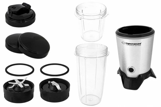 Esperanza EKM028 blender Tabletop blender 1000 W Black, Stainless steel