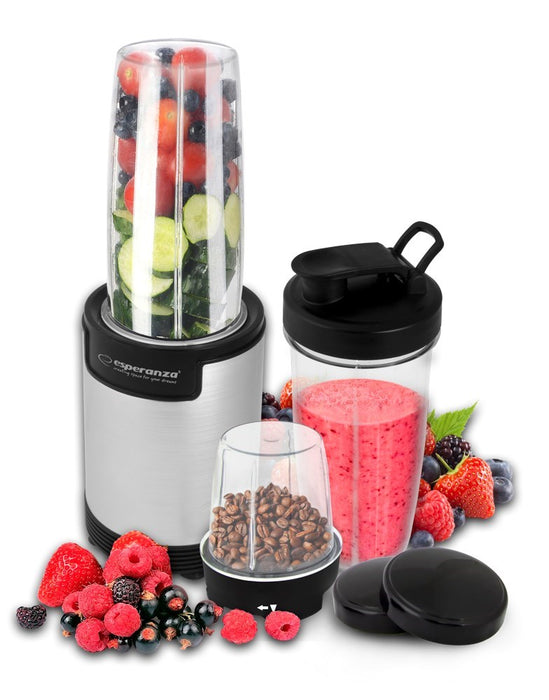 Esperanza EKM030 blender Tabletop blender 900 W Black, Stainless steel