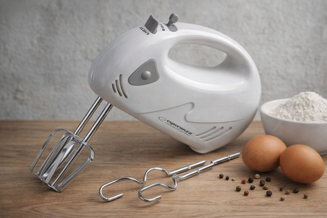 Esperanza EKM007WE mixer Hand mixer Gray, White 150 W