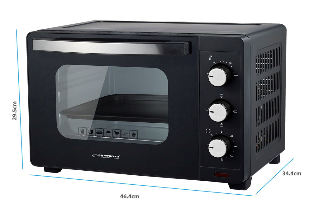 Esperanza EKO008N Mini Oven 20 l 1280 W Black