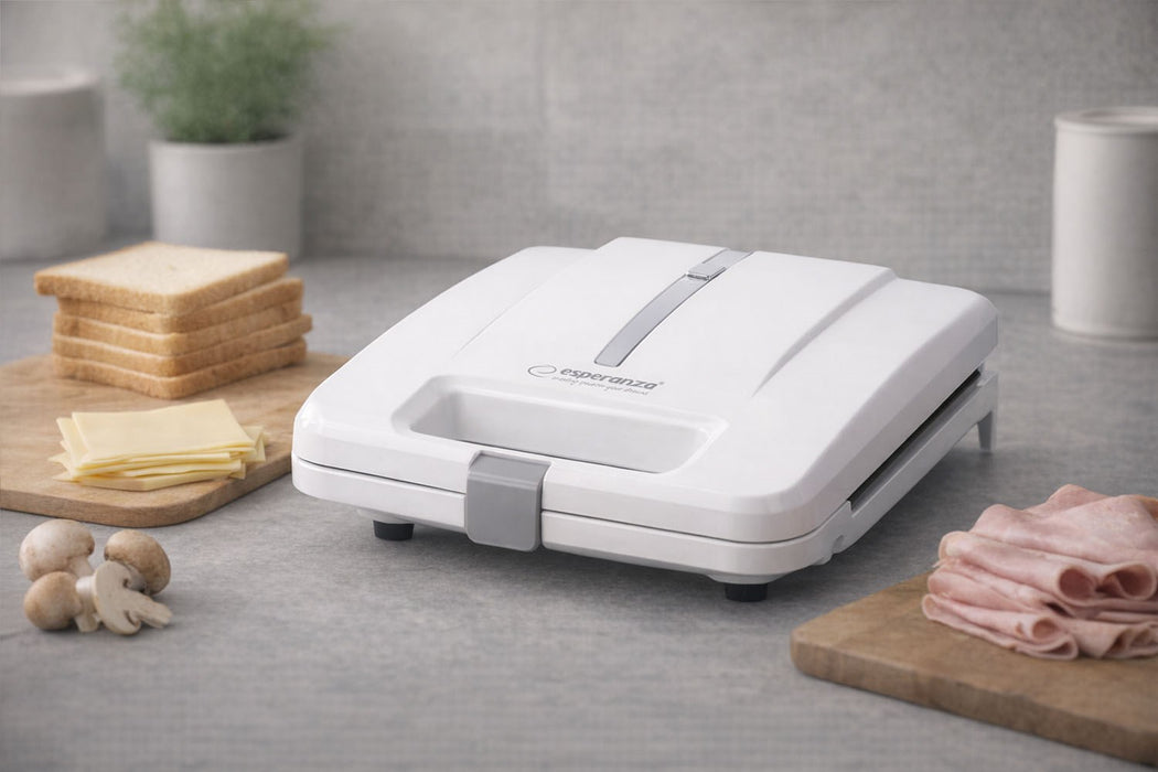 Esperanza EKT010W Sandwich toaster 1000W White