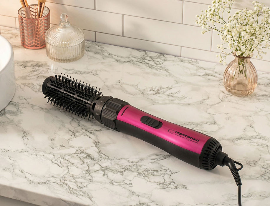 Esperanza EBL008 hair styling tool Hot air brush Black,Red 1.8 m 1000 W