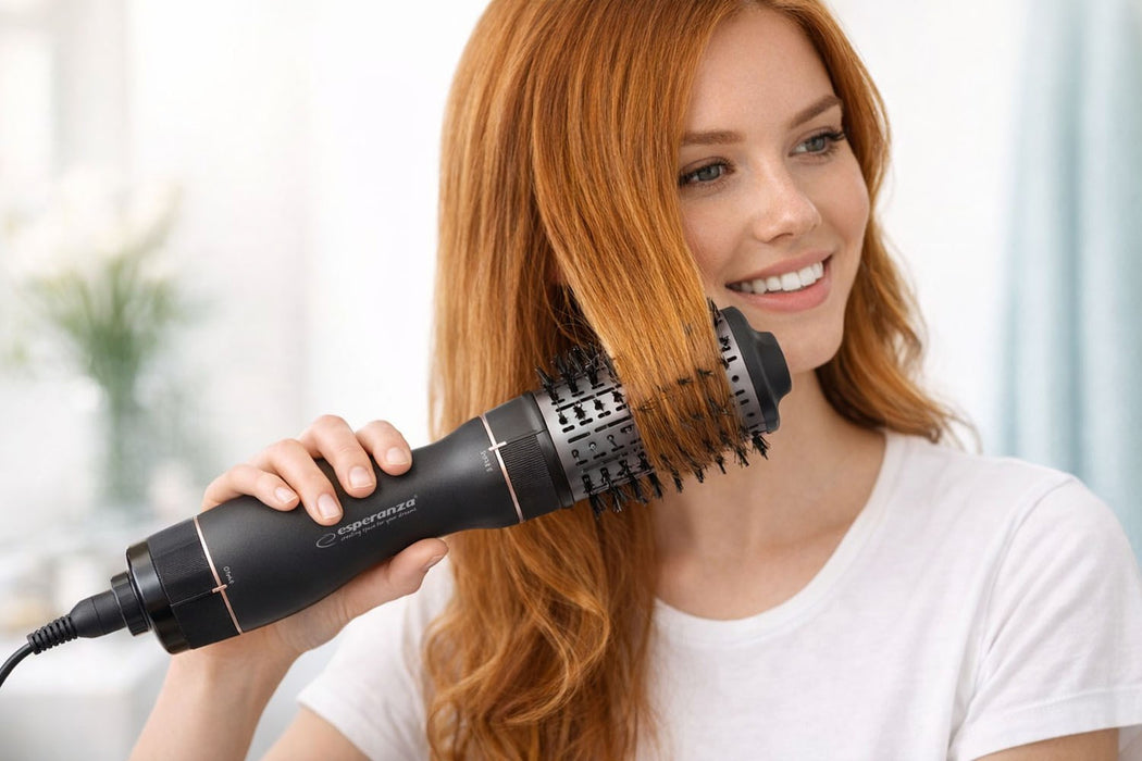 Esperanza EBL015 hair styling tool Hot air brush Black 1200W