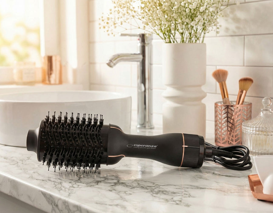 Esperanza EBL015 hair styling tool Hot air brush Black 1200W