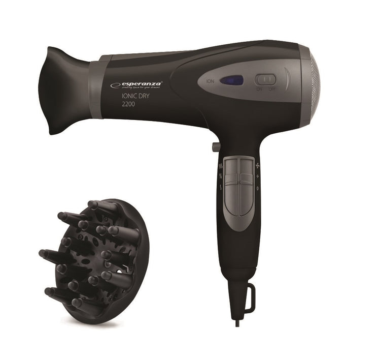 Esperanza EBH005K Hair dryer Black 2200 W