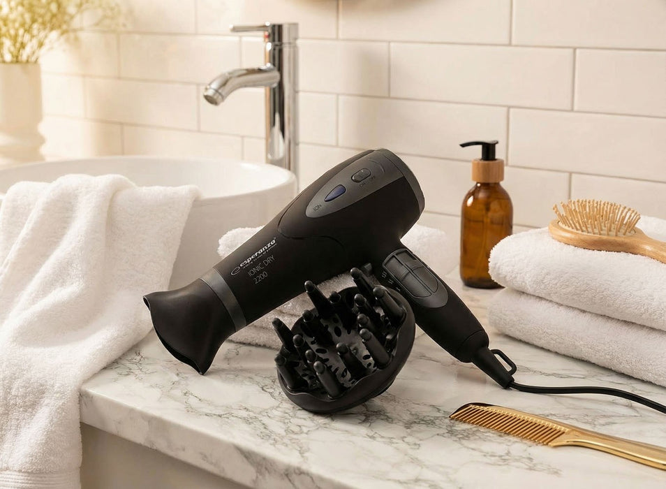 Esperanza EBH005K Hair dryer Black 2200 W
