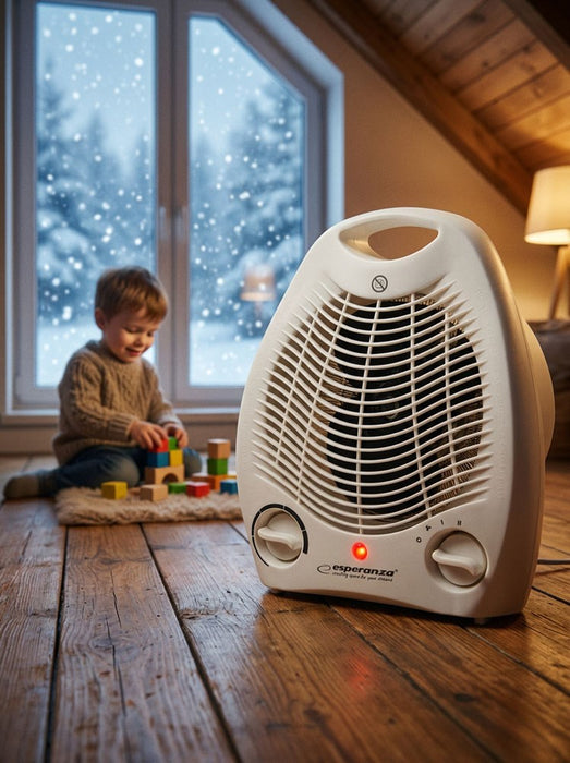 Esperanza EHH011 electric space heater Indoor White 1000/2000 W