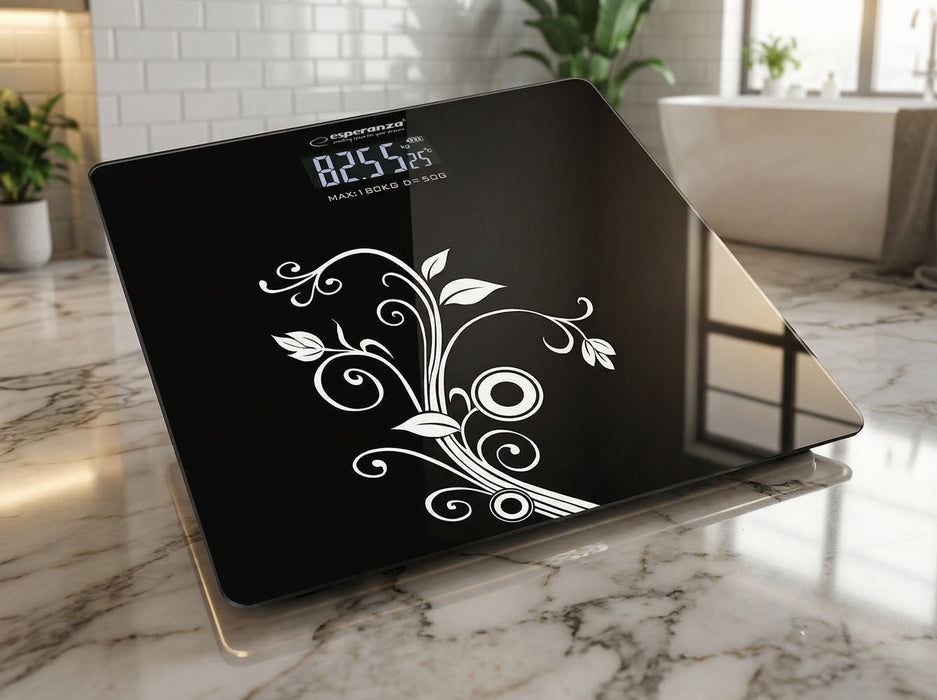 Esperanza EBS003 personal scale Electronic personal scale Square Black,White