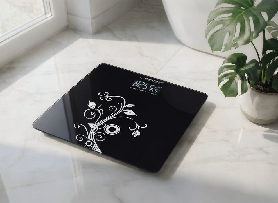 Esperanza EBS003 personal scale Electronic personal scale Square Black,White